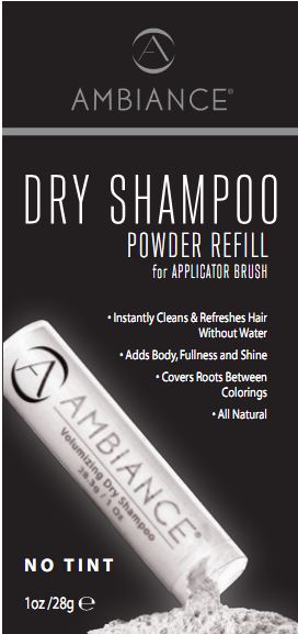Ambiance Dry Shampoo- No Tint Refill